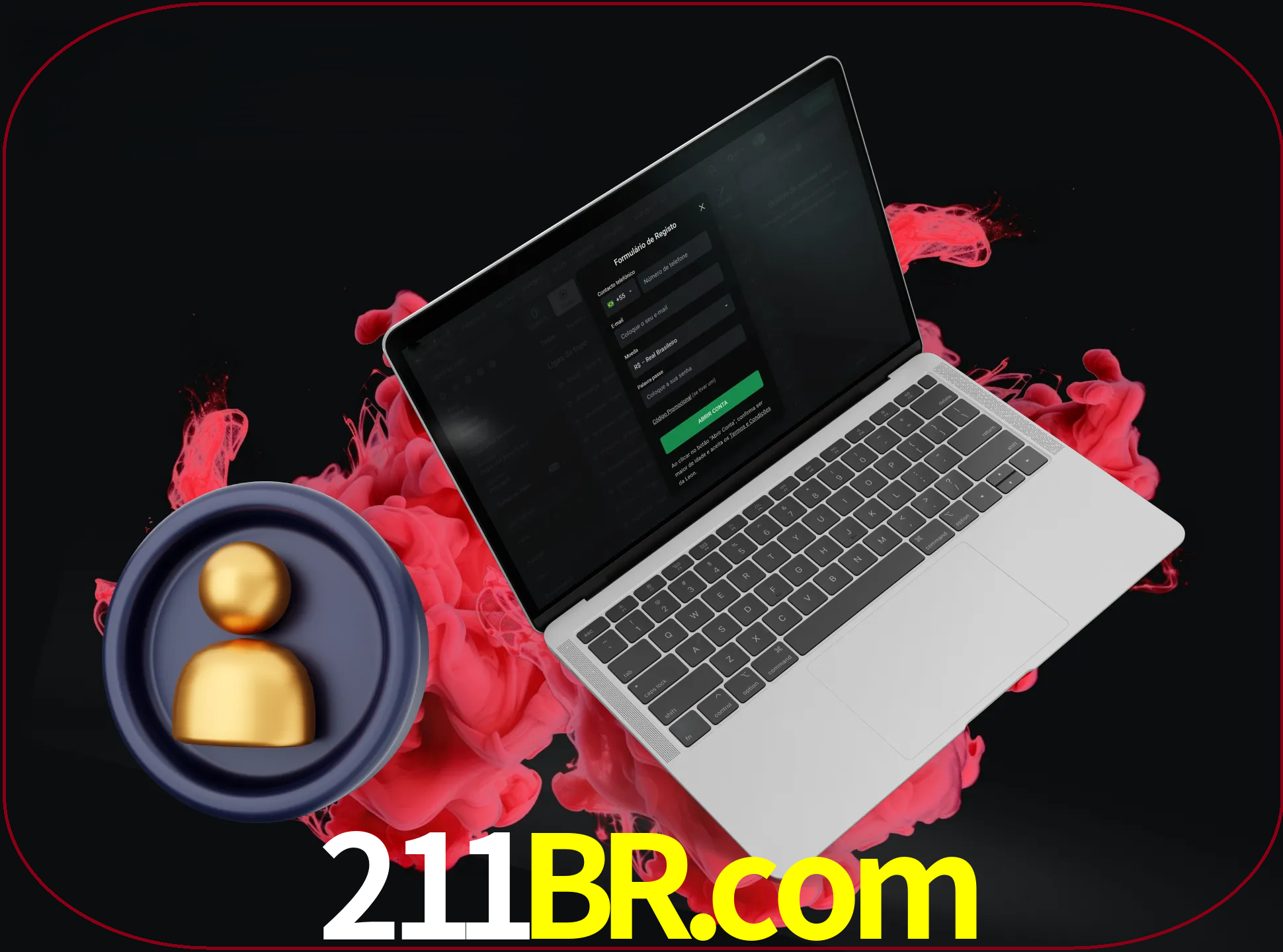 No cabeçalho do site 211br, clique no botão que o levará a um formulário especial onde terá de introduzir as suas informações actuais.