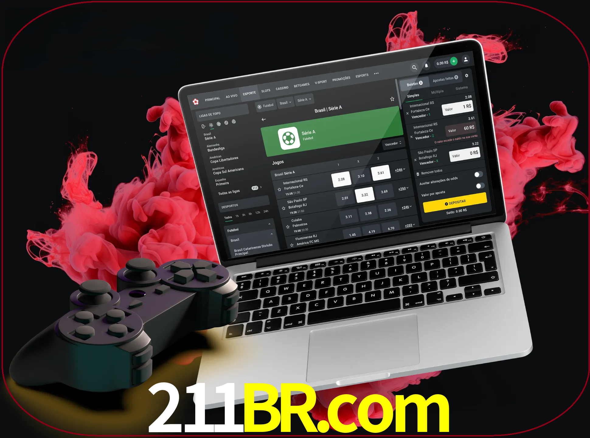 Visite a secção especial de jogos de vídeo em 211br para descobrir em que jogos pode apostar e ganhar muito dinheiro.